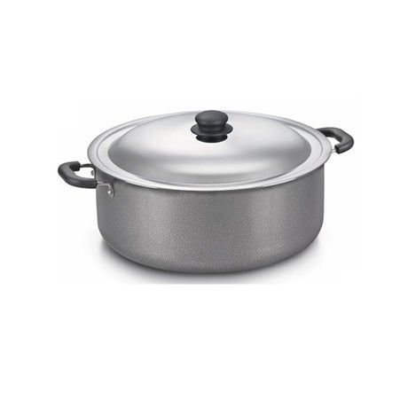 Prestige Omega Select Plus Non Stick Biryani Pot with SS Lid 30 cm \ 12 L - Grey_1