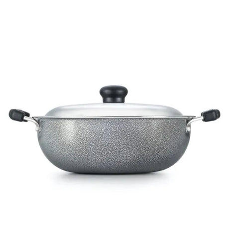 Prestige Omega Select Plus Superior Round Base Kadai with SS Lid 20 cm - Black_1