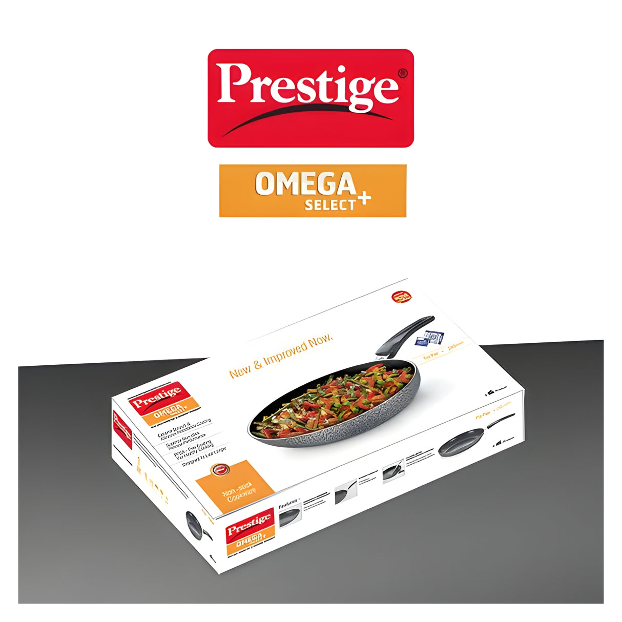 Prestige Omega Select Plus Teflon Nonstick Coated Fry Pan 28 cm \ 2.3 L - Black_6