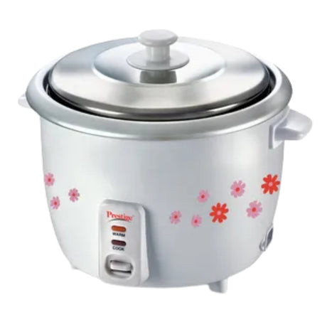 Prestige PRWO 41270 Electric Rice Cooker 1.8 L - White with Red_1