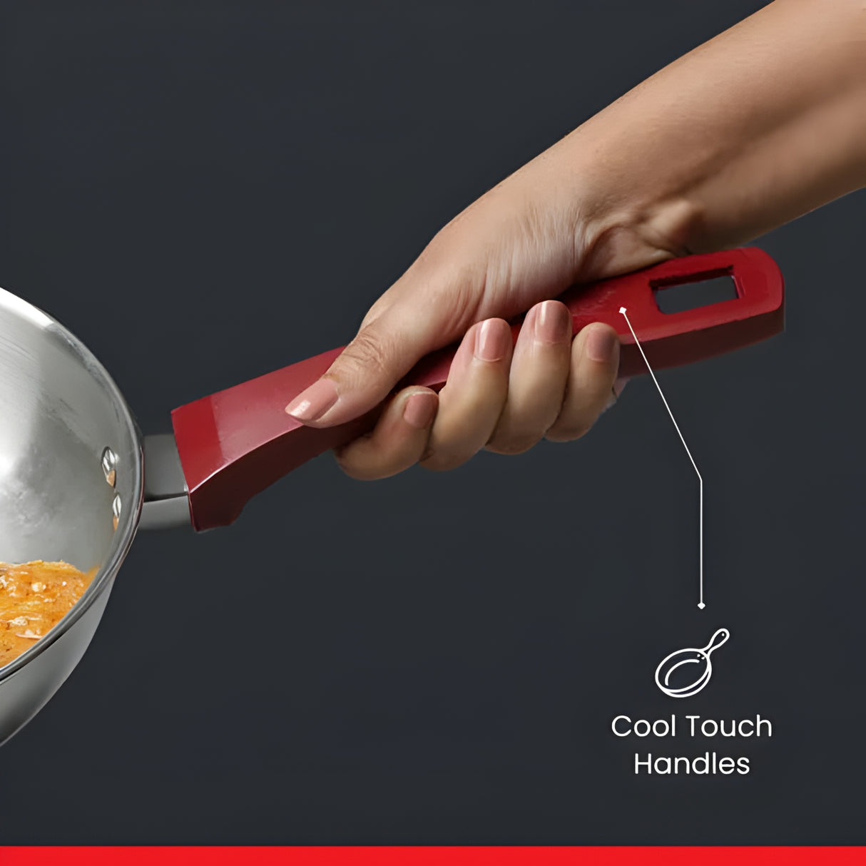 Prestige Platina Popular Stainless Steel Forged Bottom Fry Pan 24 cm \ 2.25 L_3