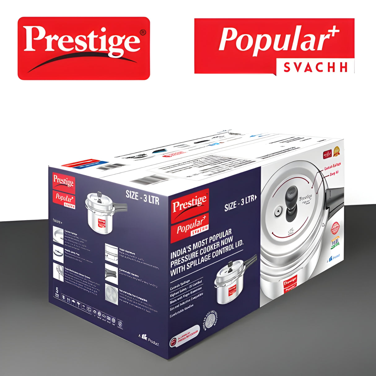 Prestige Popular Plus Svachh Virgin Aluminium Pressure Cooker 3 L_4
