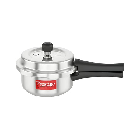 Prestige Popular Plus Svachh Virgin Aluminium Spillage Control Pressure Cooker 2 L_Front view