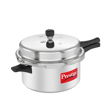 Prestige Popular Plus Virgin Aluminium Spillage Control Pressure Cooker 7.5 L_Front View