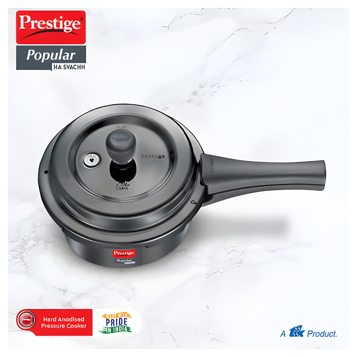 Prestige Popular Svachh Hard Anodised Pressure Cooker 2 L - Black_4
