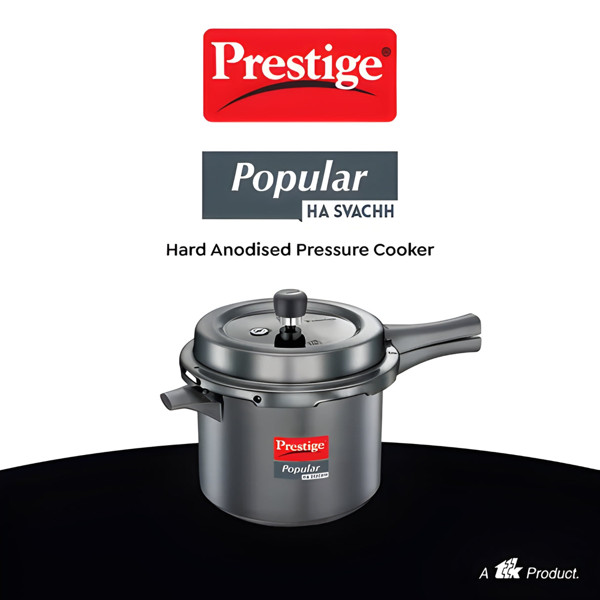 Prestige Popular Svachh Hard Anodised Pressure Cooker 5 L - Black_7