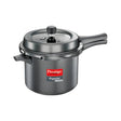Prestige Popular Svachh Hard Anodised Pressure Cooker 5 L - Black_Front View