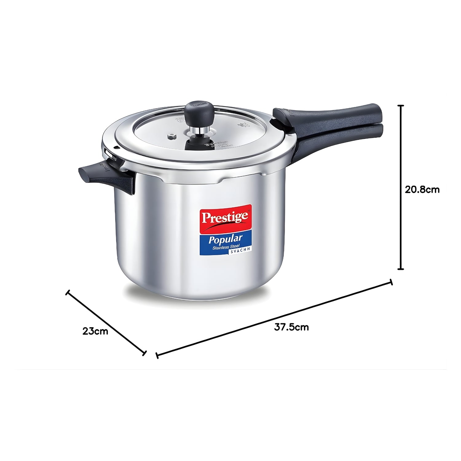 Prestige Popular Svachh SS Spillage Control Pressure Cooker 5 L_4