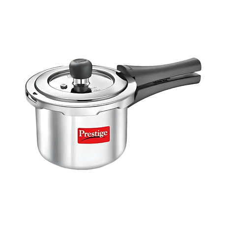 Prestige Popular Svachh Spillage Control SS Pressure Cooker 3 L_Front View
