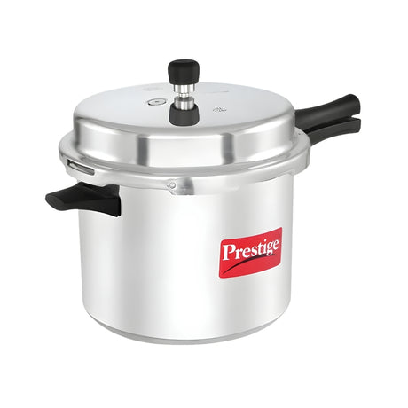 Prestige Popular Virgin Aluminium Pressure Cooker 10 L_Front View