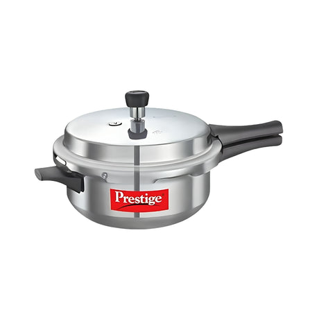 Prestige Popular Virgin Aluminium Senior Deep Pan Pressure Cooker 6 L_Front View