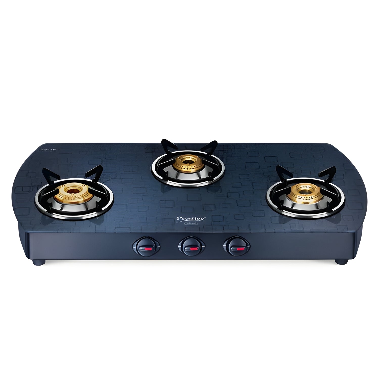 Prestige Premia GTS 03 L (D) Glass Top 3 Burner Gas Stove - Black_1
