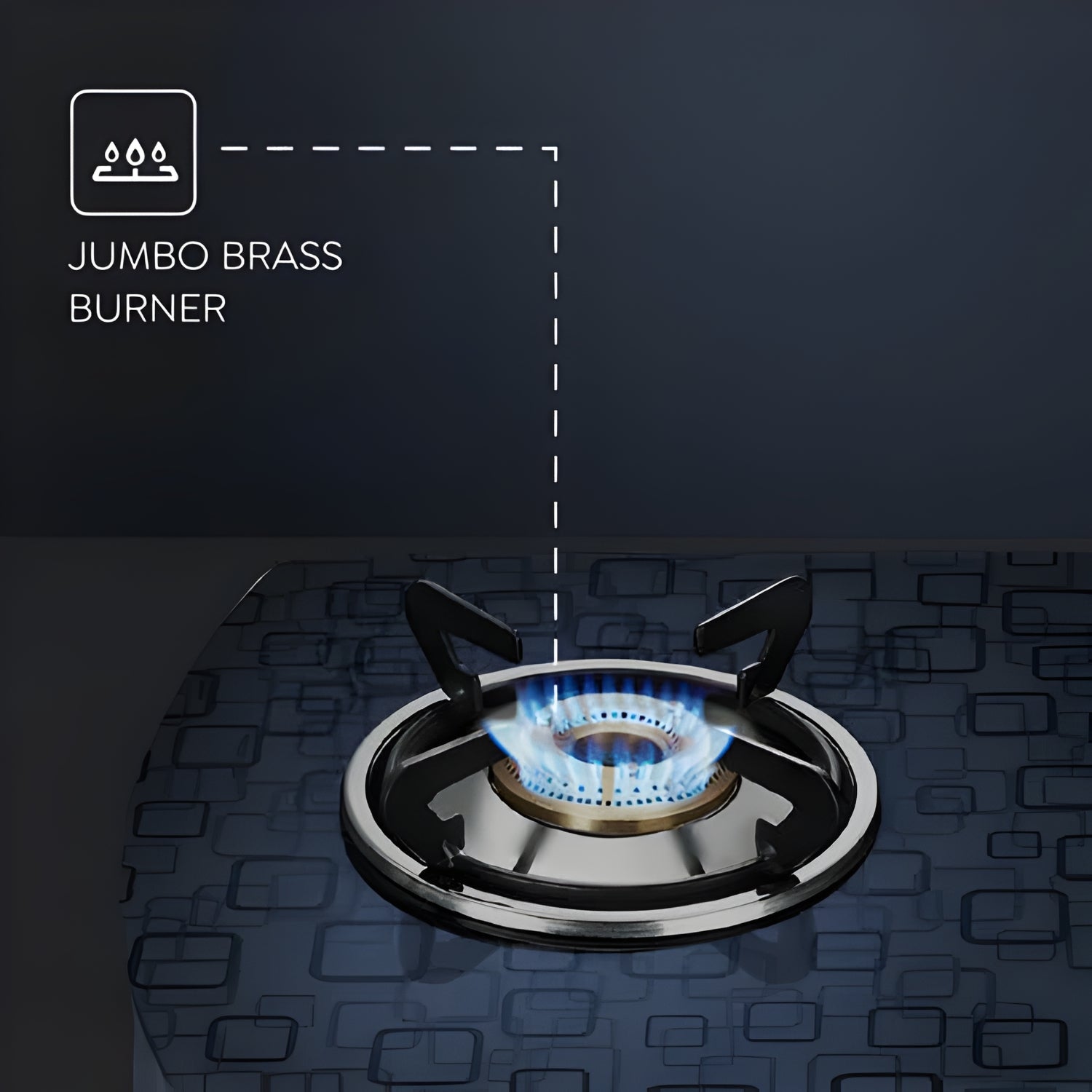 Prestige Premia GTS 03 L (D) Glass Top 3 Burner Gas Stove - Black_4