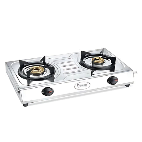 Prestige  Prime 2B Gas Stove Prime 2 Burner - Silver_1