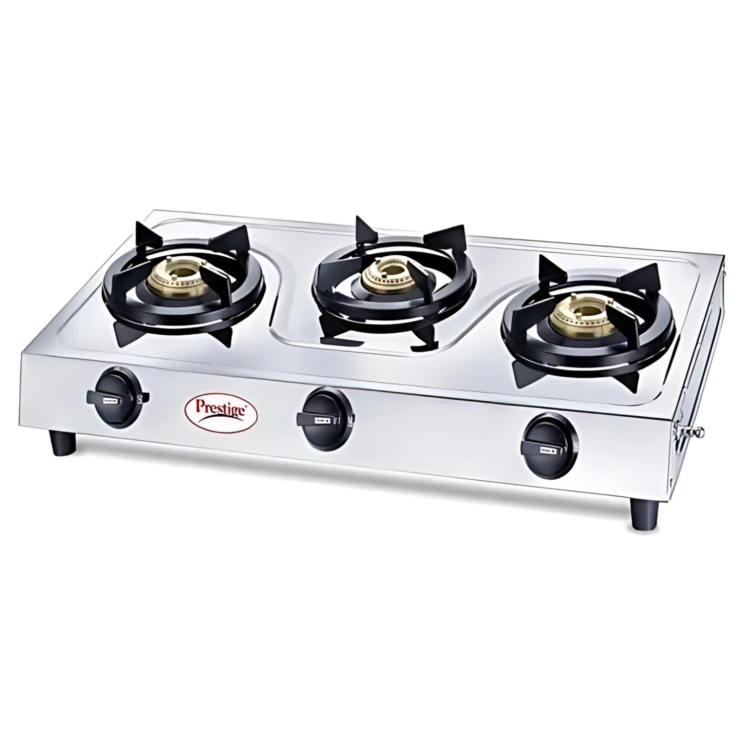 Prestige Prime 3-Burner Gas Stove – Silver_1
