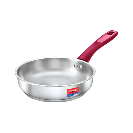 Prestige SS Platina Popular Fry Pan 22 cm \ 1.9 L_Front View