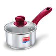 Prestige SS Platina Popular Sauce Pan with Glass Lid - 14 cm \ 1 L_1
