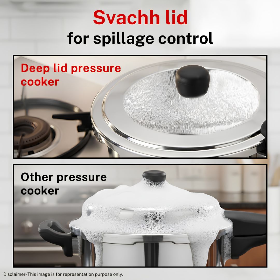 Prestige SS Svachh Popular Spillage Control Pressure Cooker 1.5 L_Features 2
