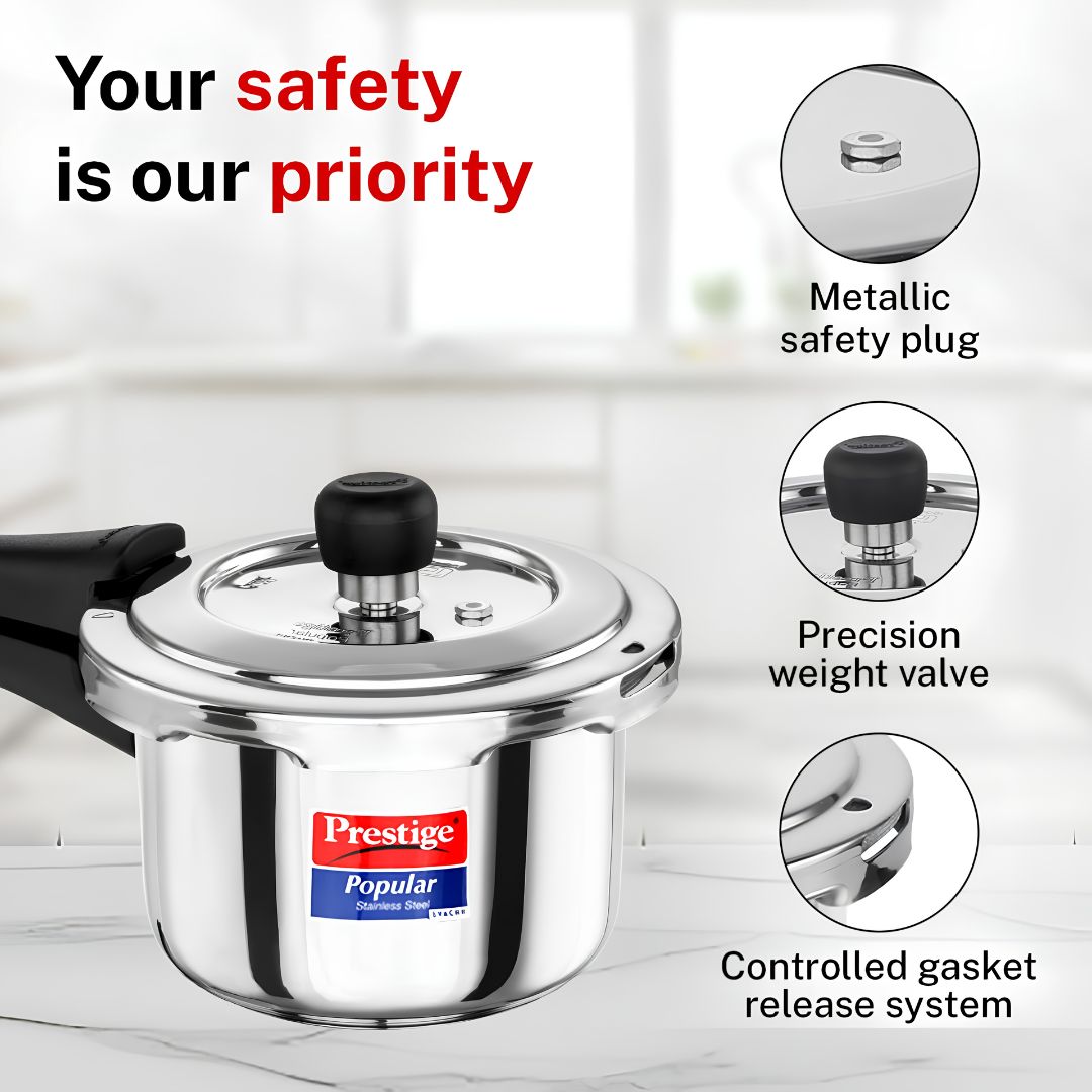 Prestige SS Svachh Popular Spillage Control Pressure Cooker 1.5 L_Features 4