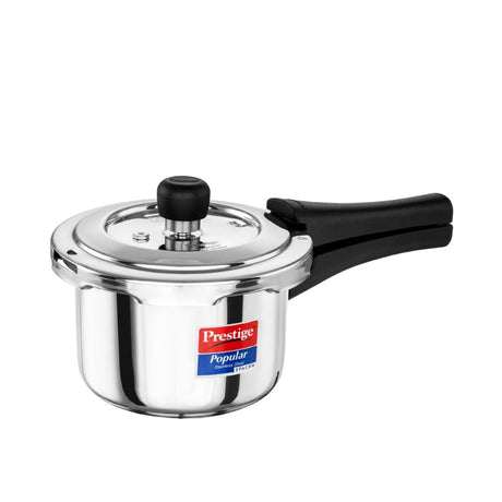 Prestige SS Svachh Popular Spillage Control Pressure Cooker 1.5 L_Front View