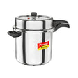 Prestige Stainless Steel Deluxe Alpha Svachh Outer Lid 10 L_Front View