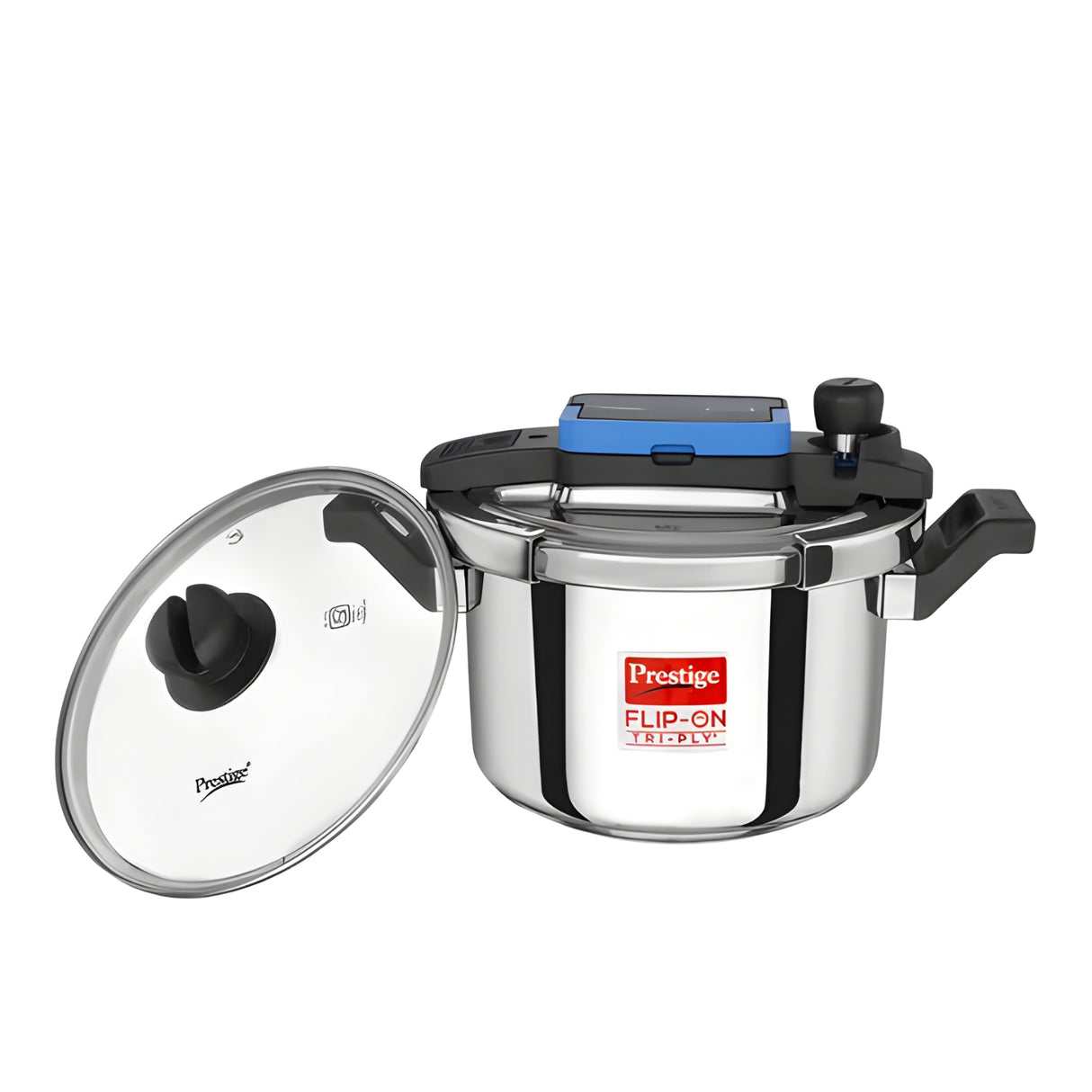 Prestige Svachh Flip-on SS Spillage Control Pressure Cooker With Glass Lid 5 L_1