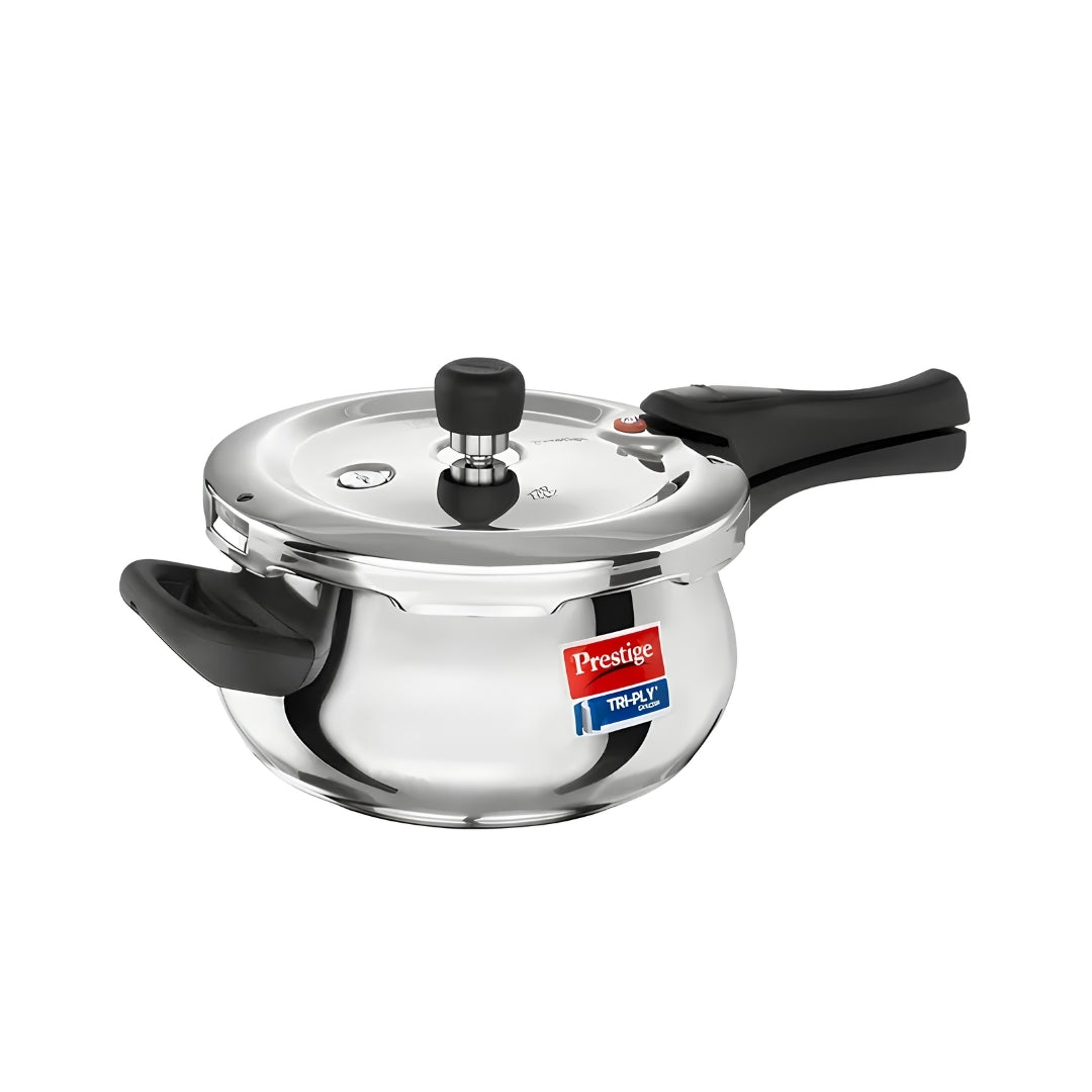 Prestige Svachh Tri-Ply Handi Pressure Cooker 3 L_Front View