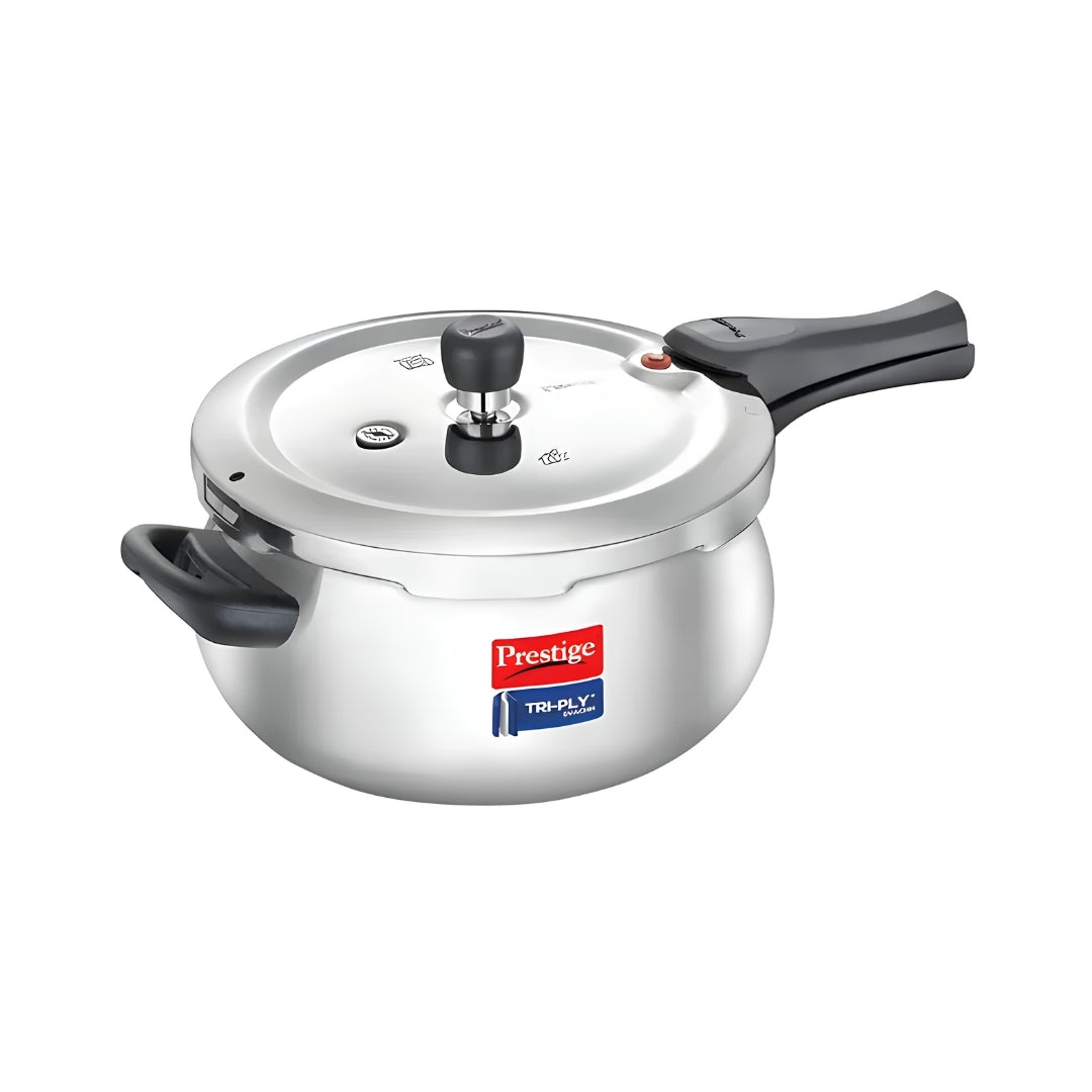 Prestige Svachh Tri-Ply Handi Pressure Cooker 5 L_Front View