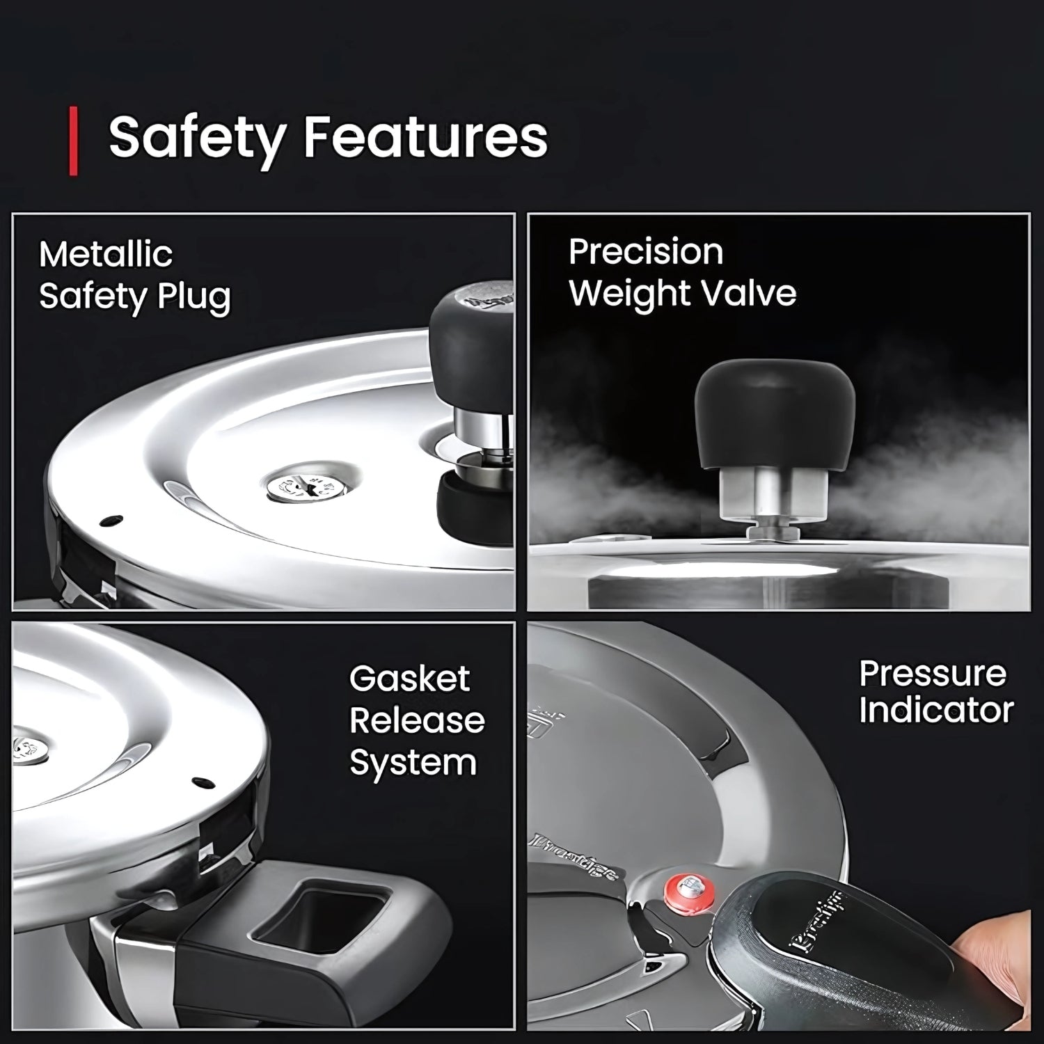 Prestige Svachh Triply Outer Lid Pressure Cooker 3.5 L_3