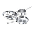 Prestige Tri-Ply BYK Cookware Set 3 Piece - Fry Pan 24 cm \ 1.7 L, Kadai 24 cm \ 2.7 L with SS Lid, Sauce Pan 16 cm \1.5 L_1