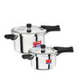 Prestige Tri-Ply Svachh Pressure Cooker Combi Pack 3 L and 5 L_1