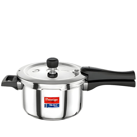 Prestige Triply SS Svachh Pressure Cooker With Outer Lid 3 L_1