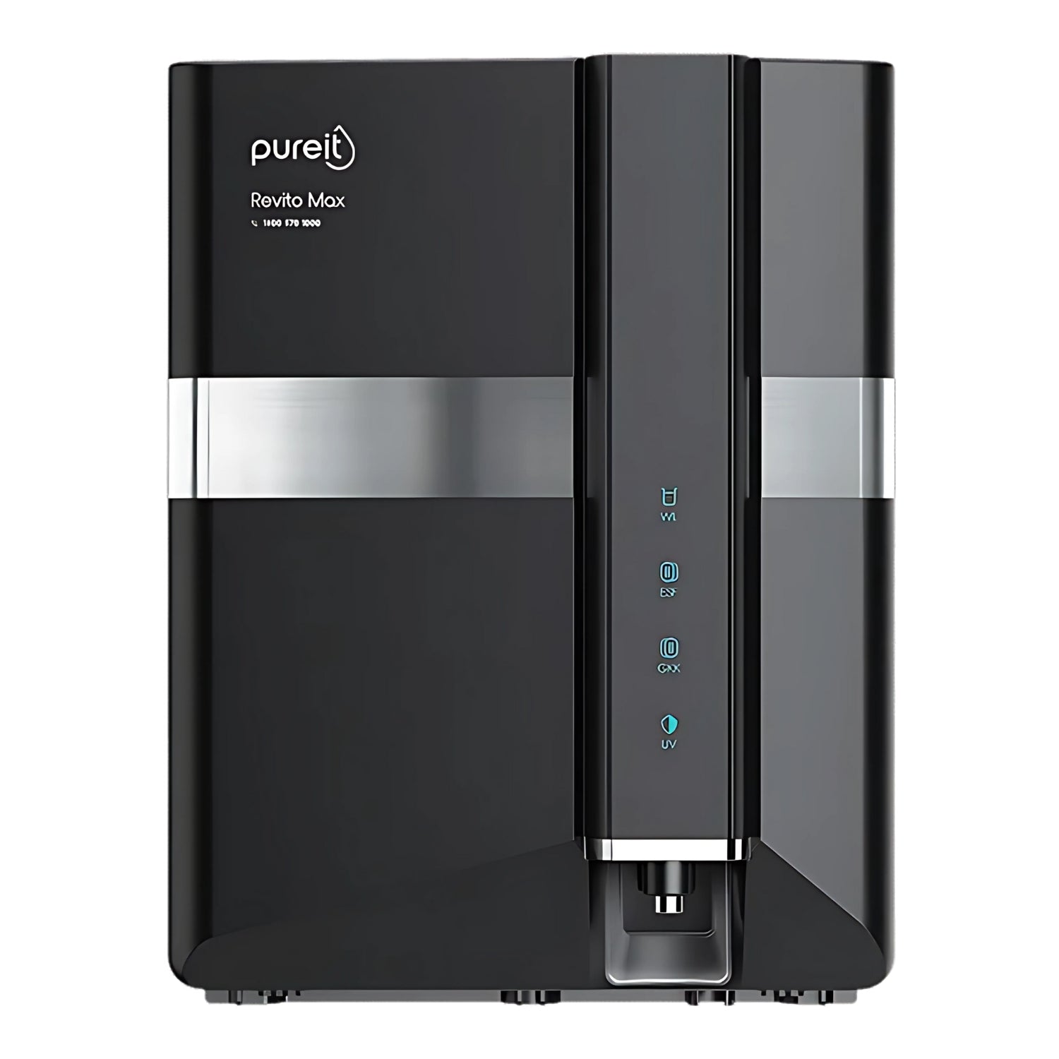Pureit RO+UV+MF  Revito Max WR5940P Water Purifier 9 L - Black_1