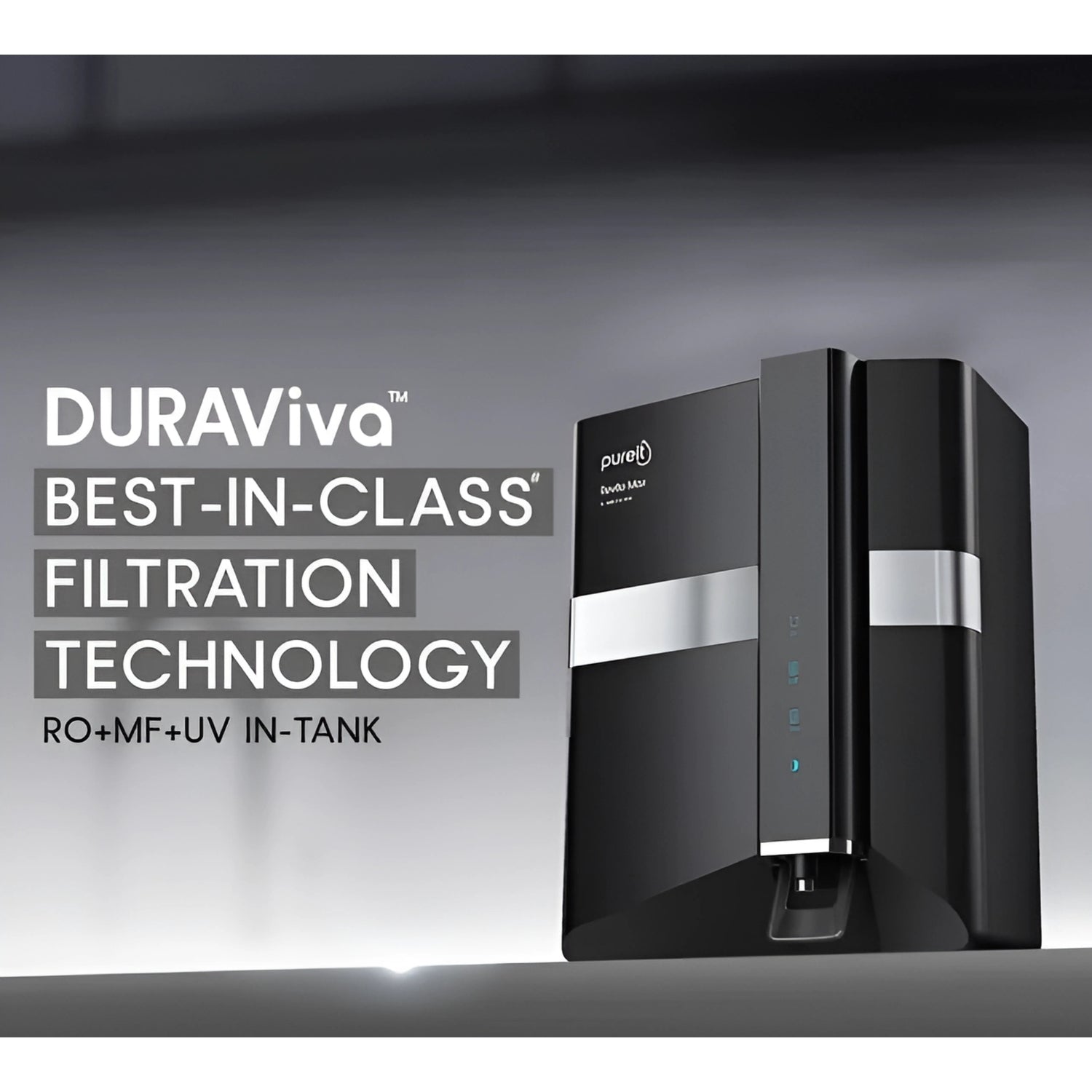Pureit RO+UV+MF  Revito Max WR5940P Water Purifier 9 L - Black_2