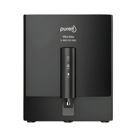 Pureit WR3740P Water Purifier 7 L - Black_Front View