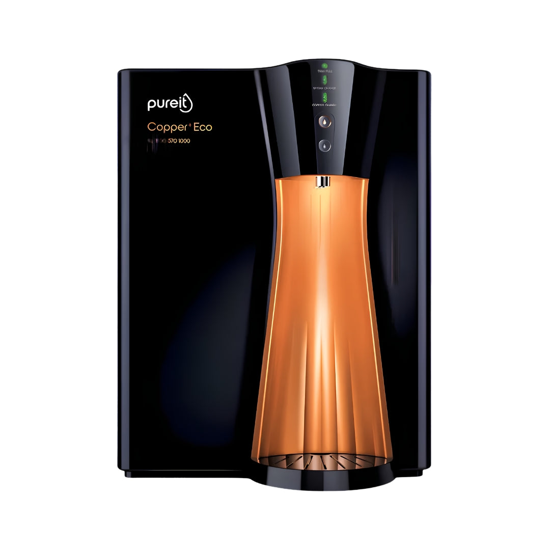 Pureit WUCU2R1 Water Purifier 8 L - Black_Front View