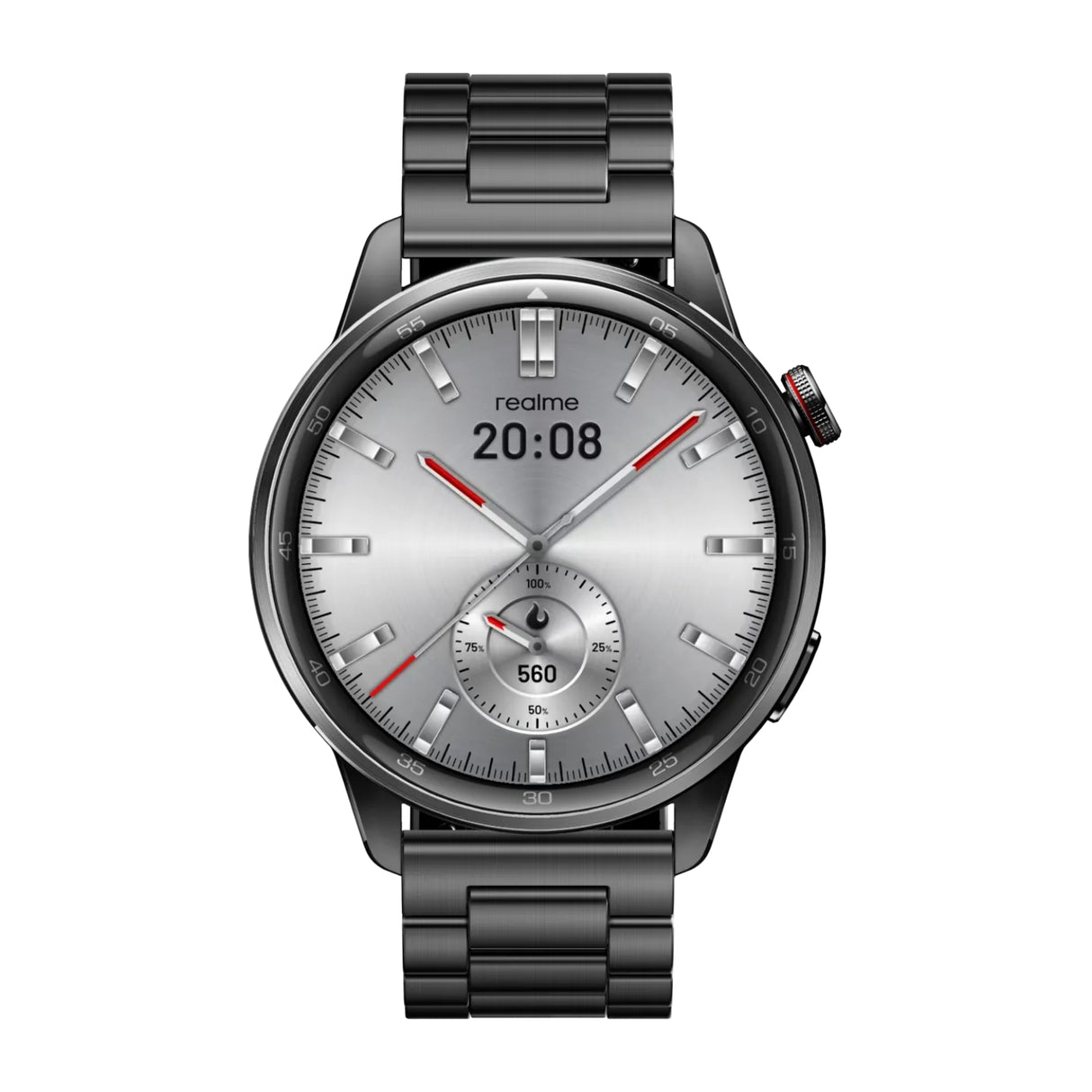 Realme Watch S2 with AMOLED Display Bluetooth Calling - Metallic Grey