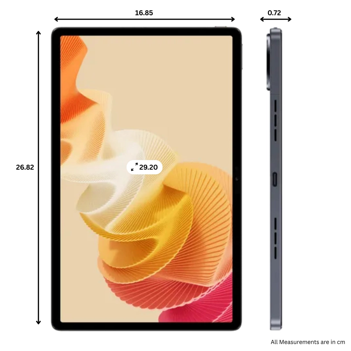 Realme Pad 2 Wi-Fi (6/128 GB, Imagination Grey)