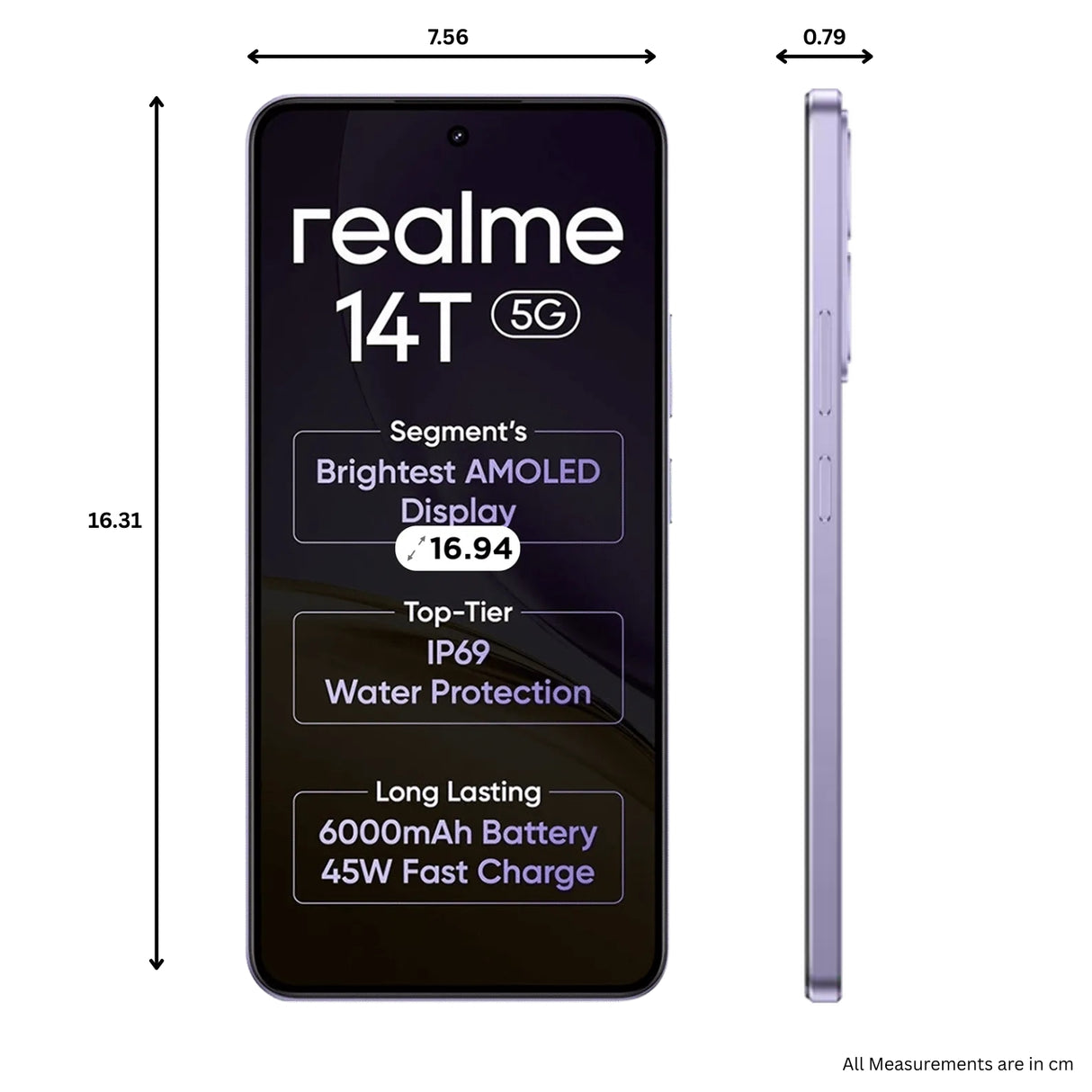 Realme 14T 5G (8/128 GB, Lighting Purple)_5