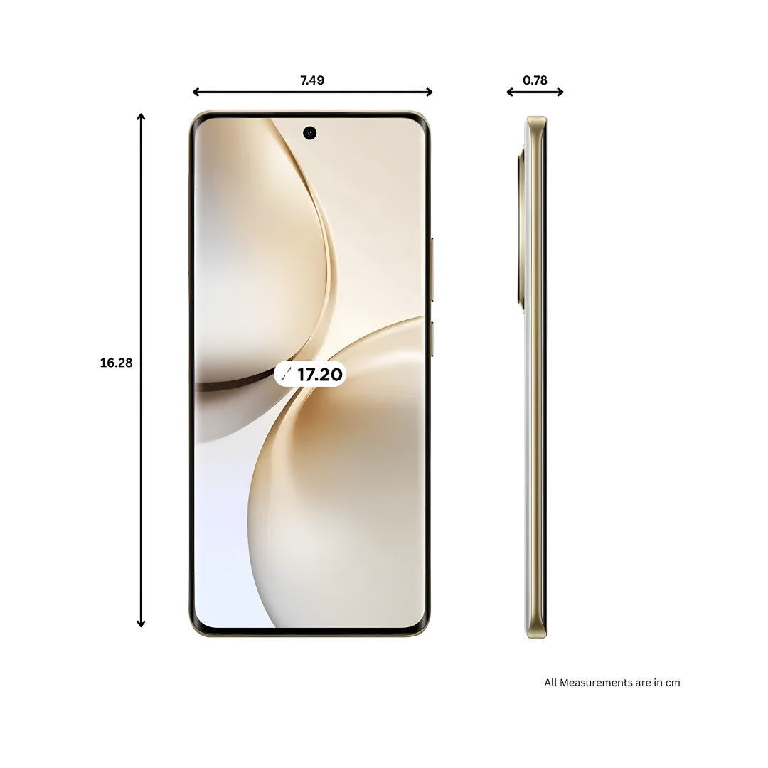 Realme 14 Pro 5G_8_128GB_PearlWhite__Dimension