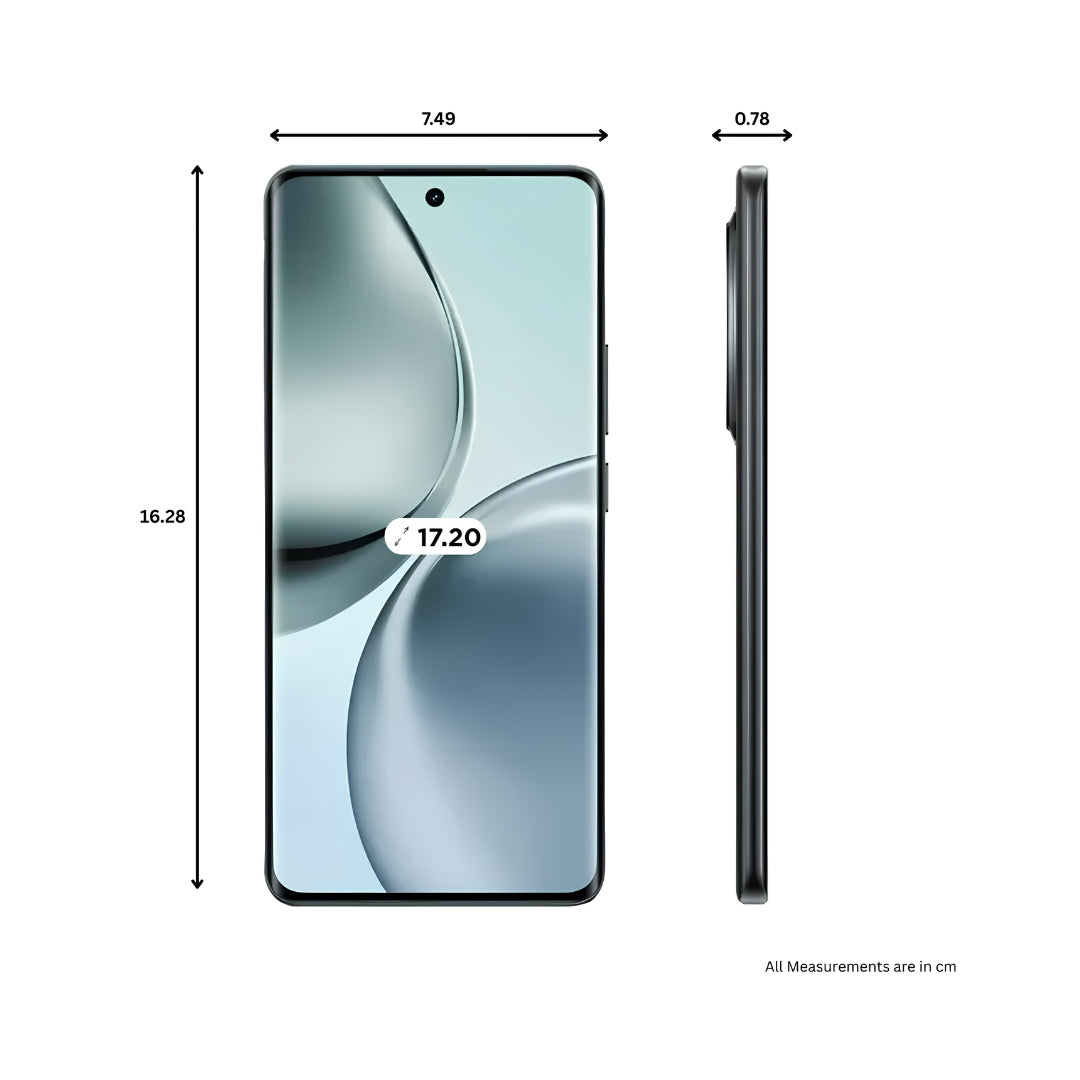 Realme 14 Pro 5G_8_128GB_SuedeGrey__Dimension