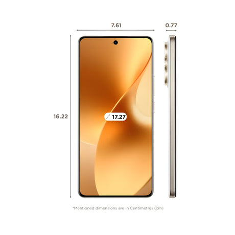 Realme 15 5G (12_256GB Flowing Silver)_Dimension view