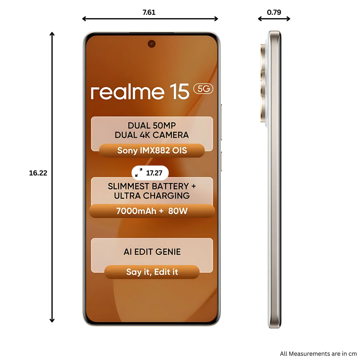 Realme 15 5G (8/256 GB, Flowing Silver)_5