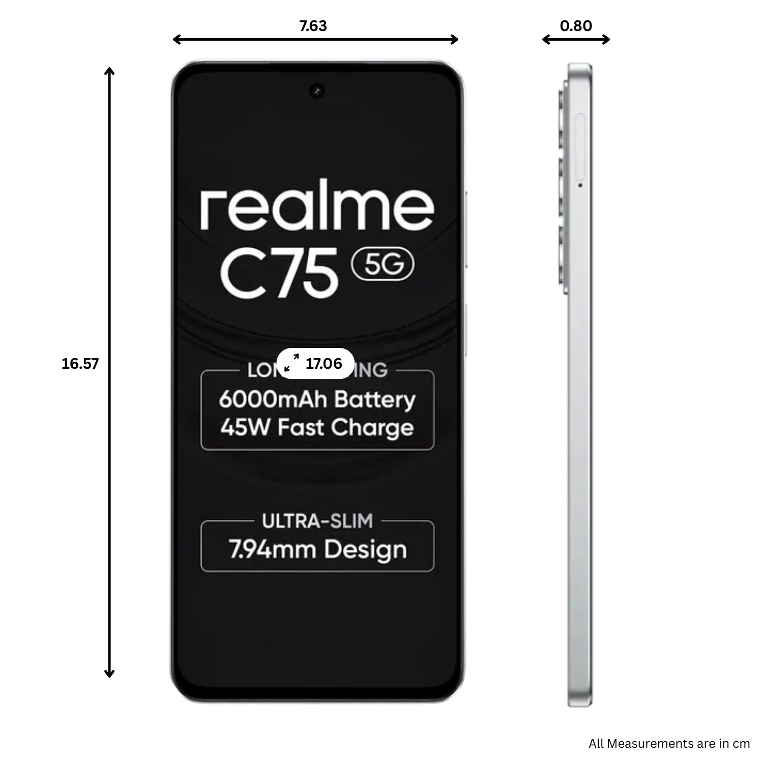Realme C75 5G (4/128 GB, Lily White)_5