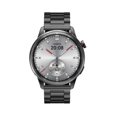 Realme Watch S2 with AMOLED Display Bluetooth Calling-Metallic Grey_Frontview