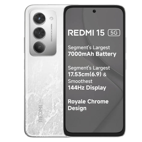 Redmi 15 5G (6/128 GB, Frosted White)_1
