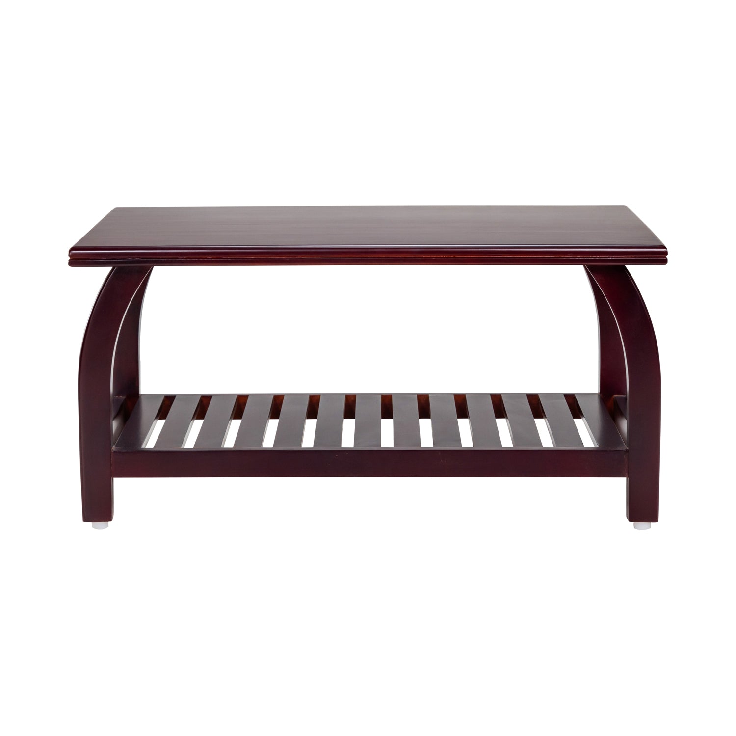 Ripon Wooden Coffee Table - Light Walnut Finish_2