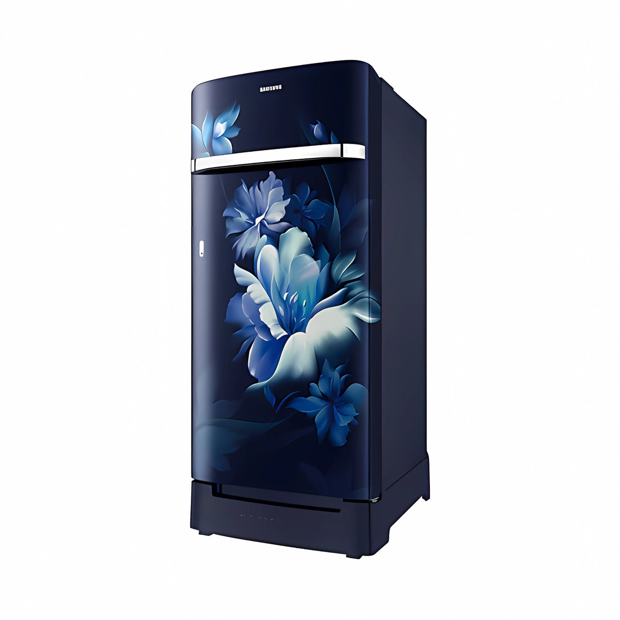 SAMSUNG 189L 5 Star DC Single Door Refrigerator RR21C2H25UZHL – Midnight Blossom Blue