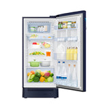 SAMSUNG 189L 5 Star DC Single Door Refrigerator RR21C2H25UZHL – Midnight Blossom Blue