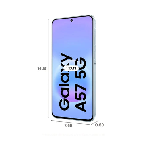 SAMSUNG Galaxy A57 5G (12_256GB Awesome Icyblue)_Dimension view
